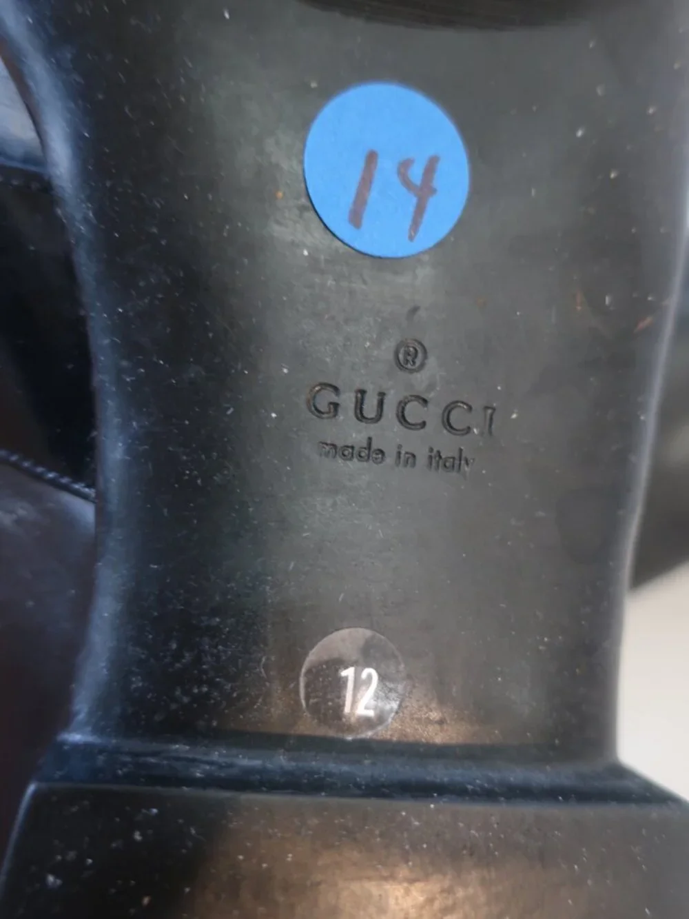 Gucci polished black
